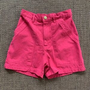 Big Bud Press Fuchsia High Waist Shorts